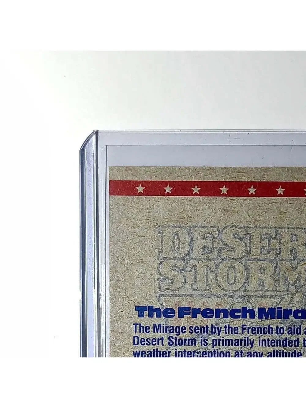 French Mirage Fighter 1991 Topps Desert Storm #18 Card - Picture 7 of 10